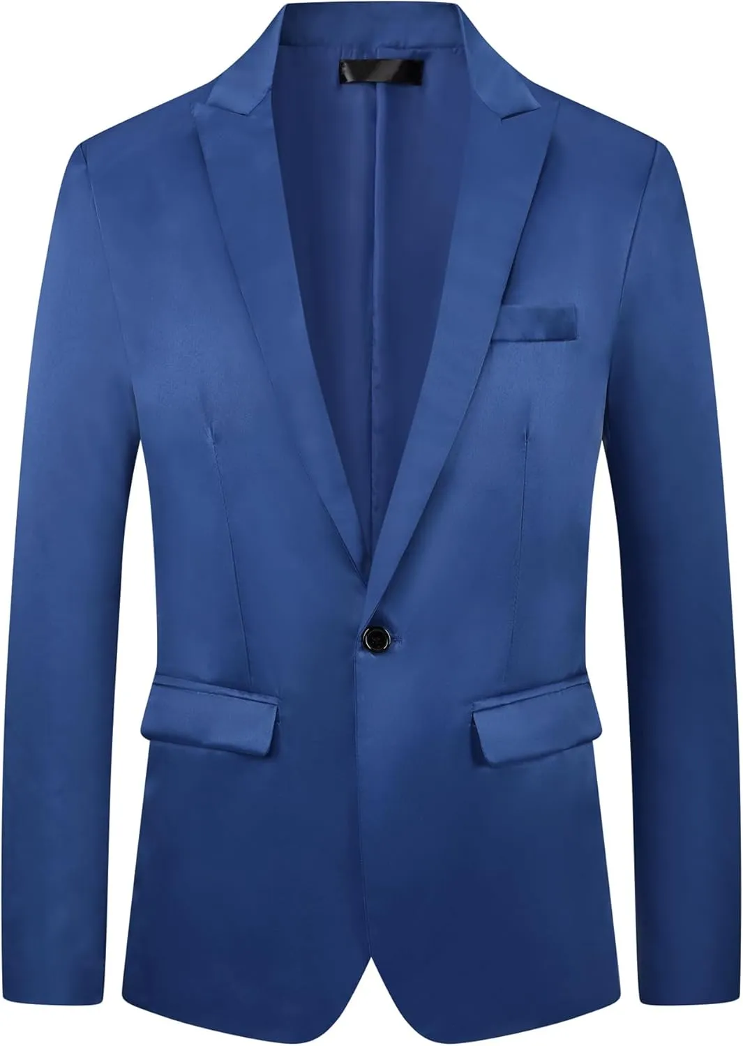 Lars Amadeus Formal Blazer for Men's One Button Peak Lapel Wedding Prom Sports Coat