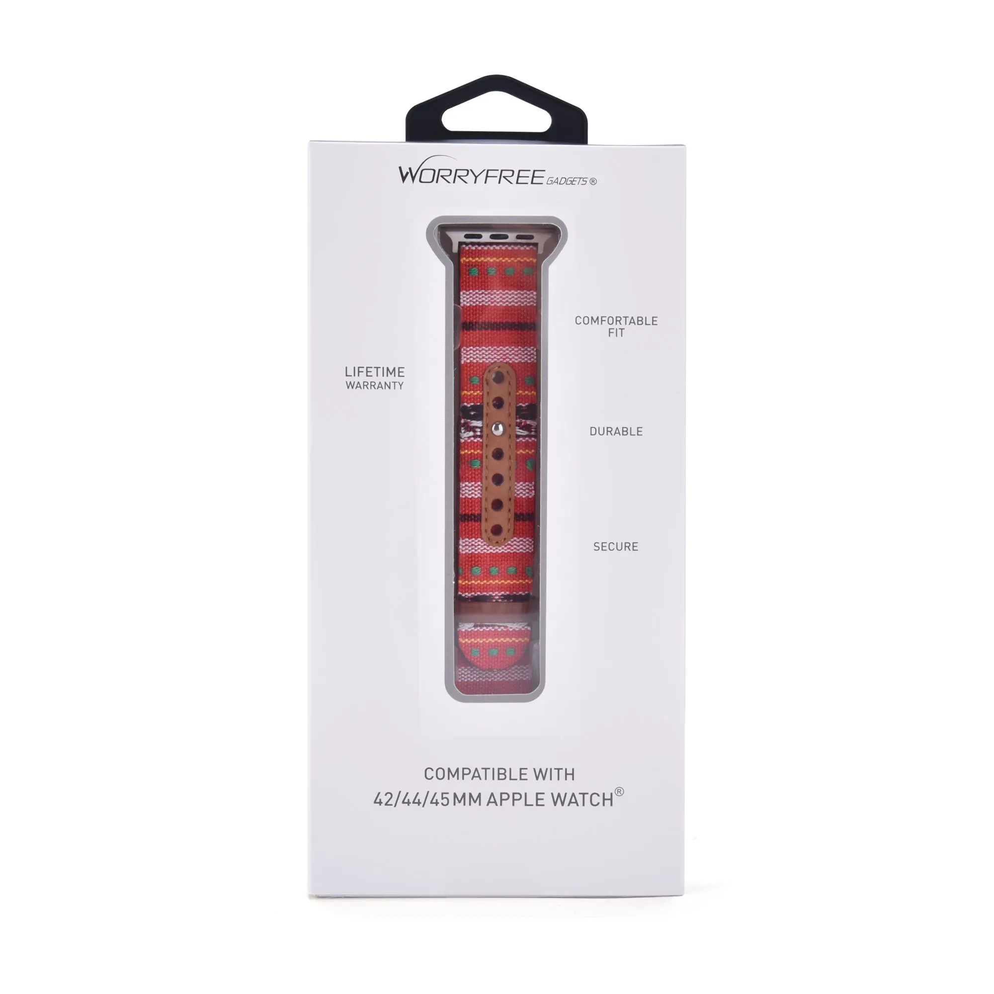 Leather & Canvas Ethnic Style Band for Apple Watch