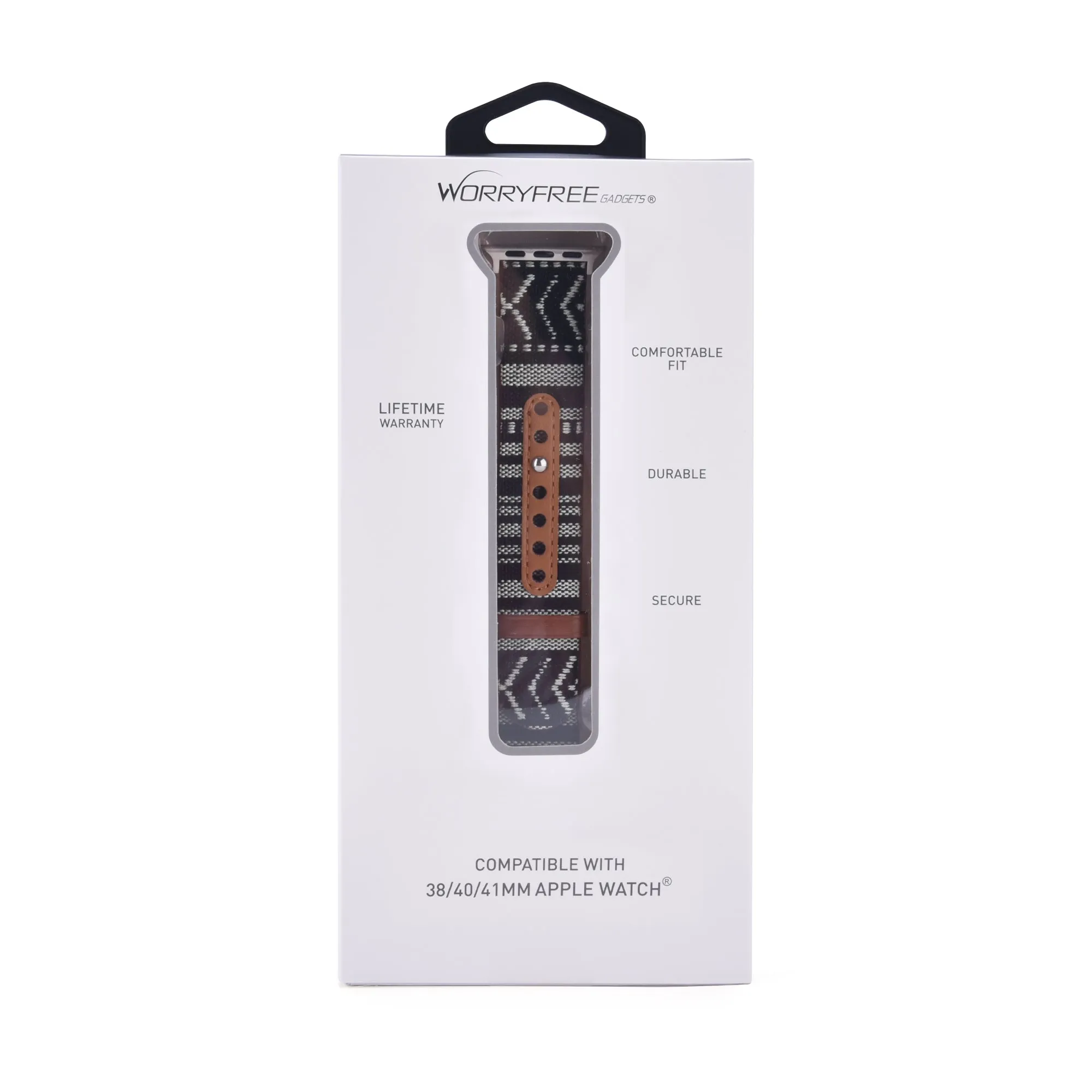 Leather & Canvas Ethnic Style Band for Apple Watch