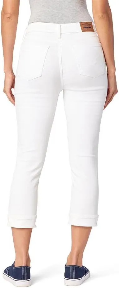 Levi Strauss Signature Gold Women's Mid-Rise Slim Fit Capris (Available in Plus Size)