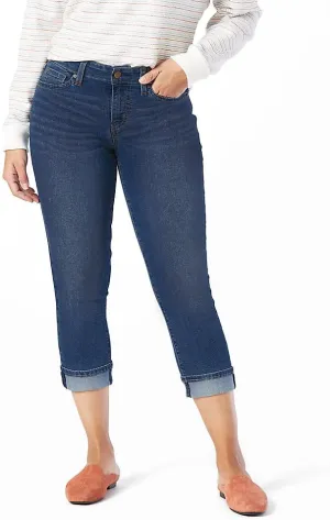 Levi Strauss Signature Gold Women's Mid-Rise Slim Fit Capris (Available in Plus Size)