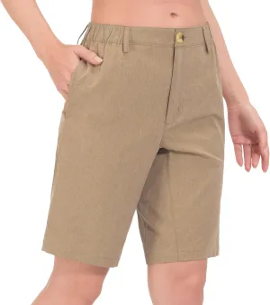 Little Donkey Andy Women's Bermuda Quick Dry Lightweight Stretch Shorts Golf Hiking Travel