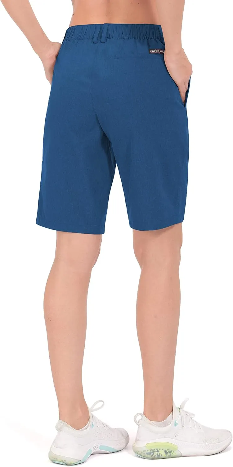 Little Donkey Andy Women's Bermuda Quick Dry Lightweight Stretch Shorts Golf Hiking Travel