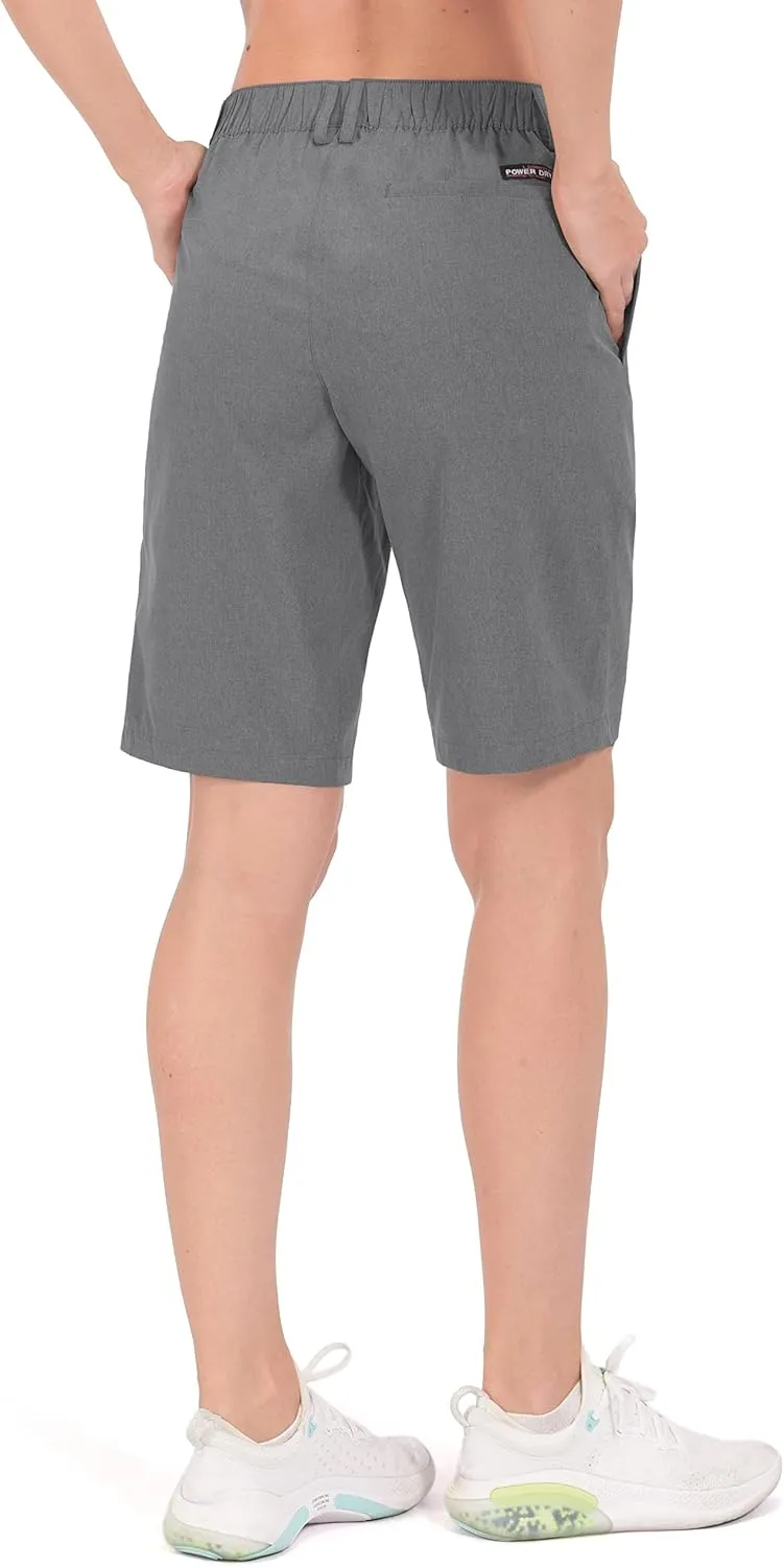 Little Donkey Andy Women's Bermuda Quick Dry Lightweight Stretch Shorts Golf Hiking Travel