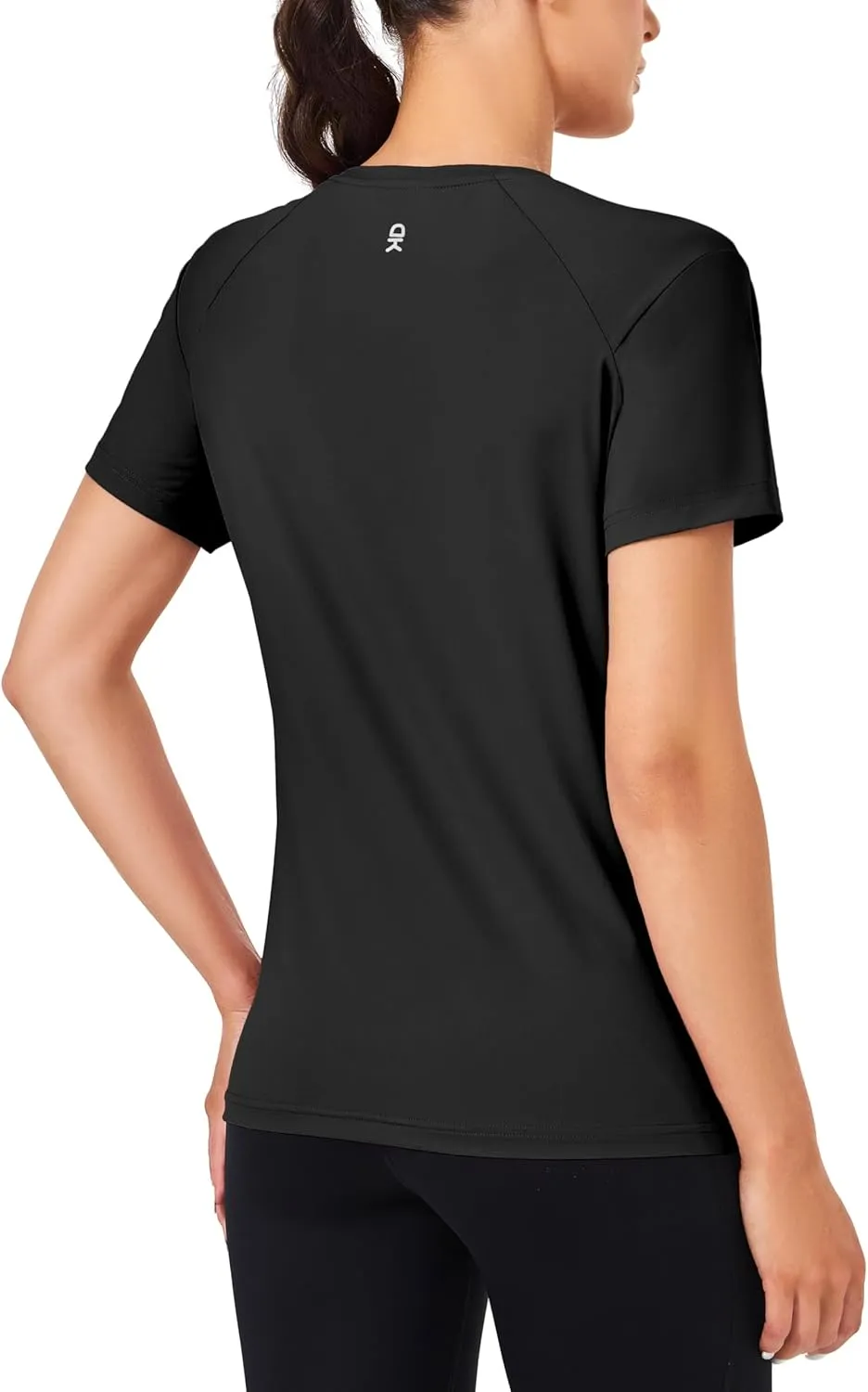 Little Donkey Andy Women's Short Sleeve Quick Dry T-Shirt, Crew Neck Athletic Shirts for Golf Running, Breathable UPF 50