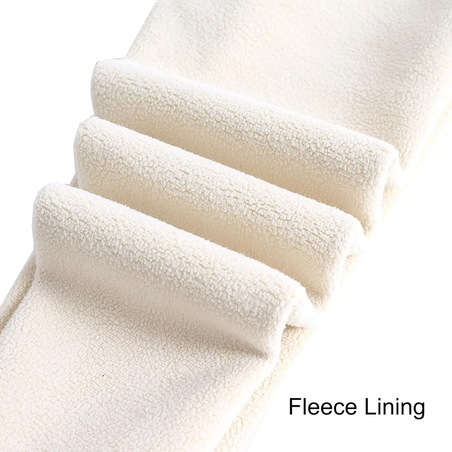 Looching Baby Toddler Girls Winter Fleece Lined Leggings Warm Full Length Pants Basic Cotton Thick Tights 1 Pack