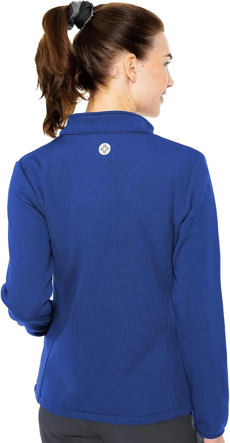 Med Couture Women's Performance Fleece Jacket with 4 Pockets and 2-Way Stretch - MC8684