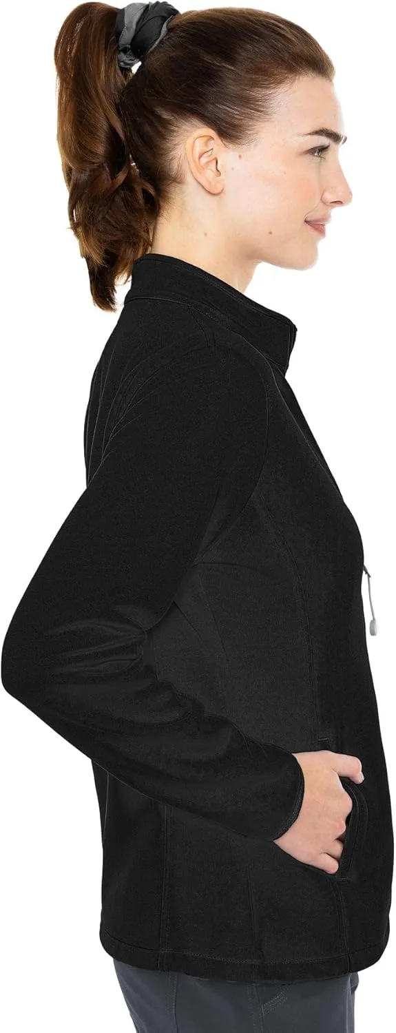 Med Couture Women's Performance Fleece Jacket with 4 Pockets and 2-Way Stretch - MC8684