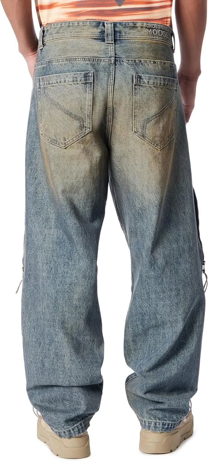 Men's Air-Baggy Parachute Jean with Venting Side Seams Standard