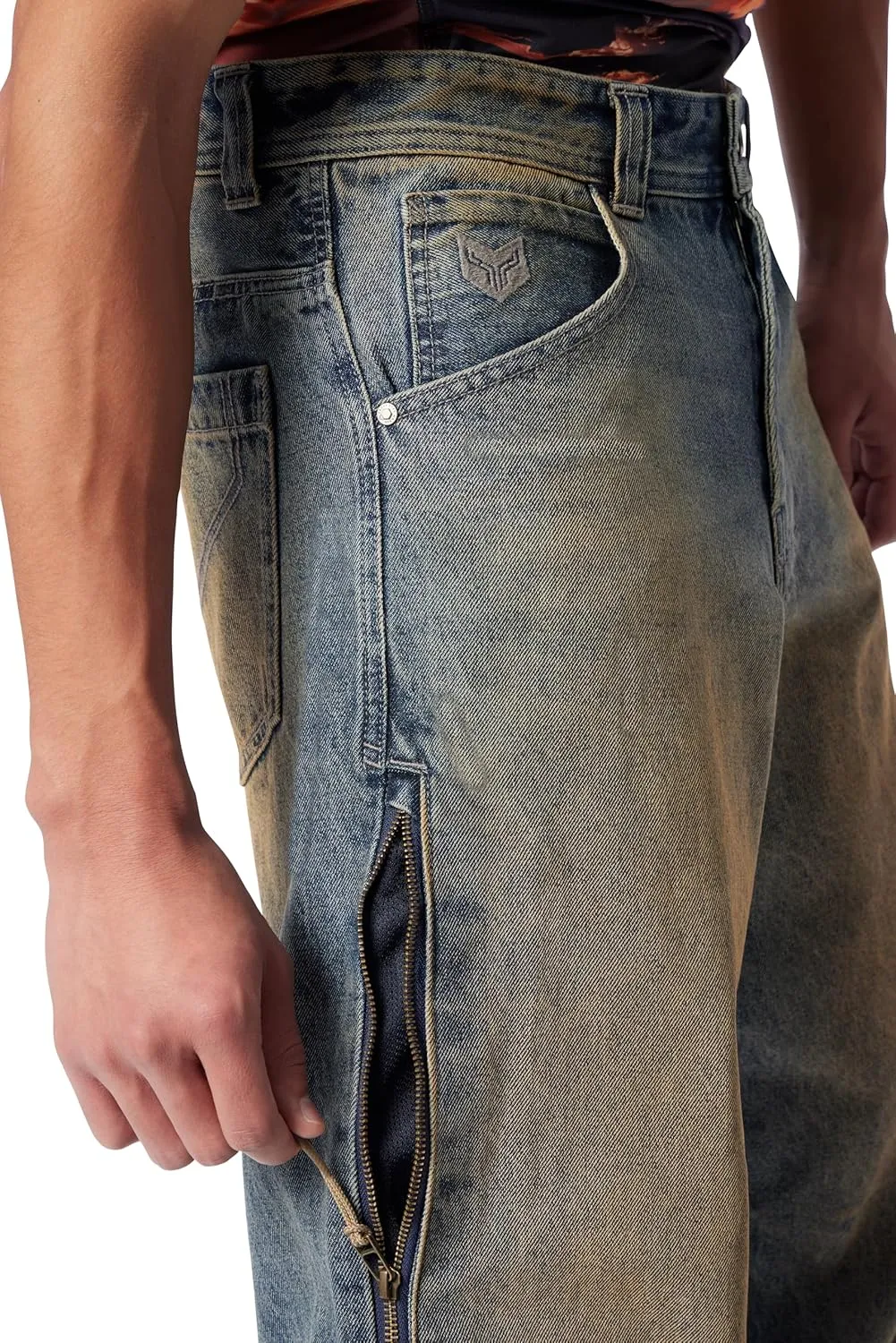 Men's Air-Baggy Parachute Jean with Venting Side Seams Standard