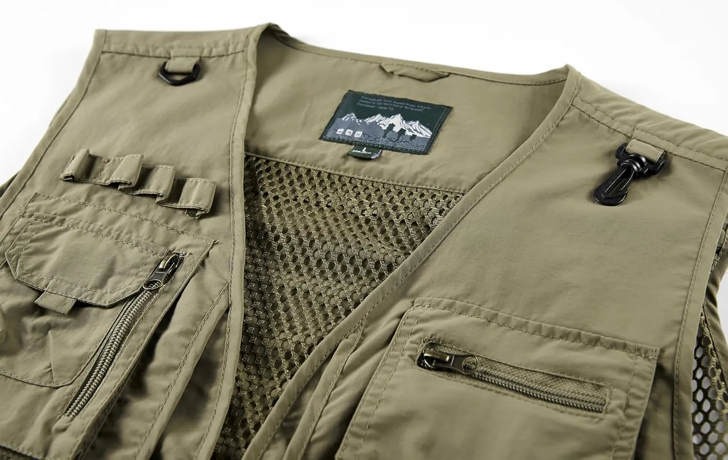 Men's Outdoor Fishing Work Safari Travel Photo Cargo Vest Outdoor Fishing Vest
