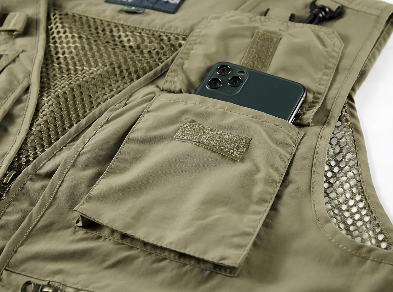 Men's Outdoor Fishing Work Safari Travel Photo Cargo Vest Outdoor Fishing Vest