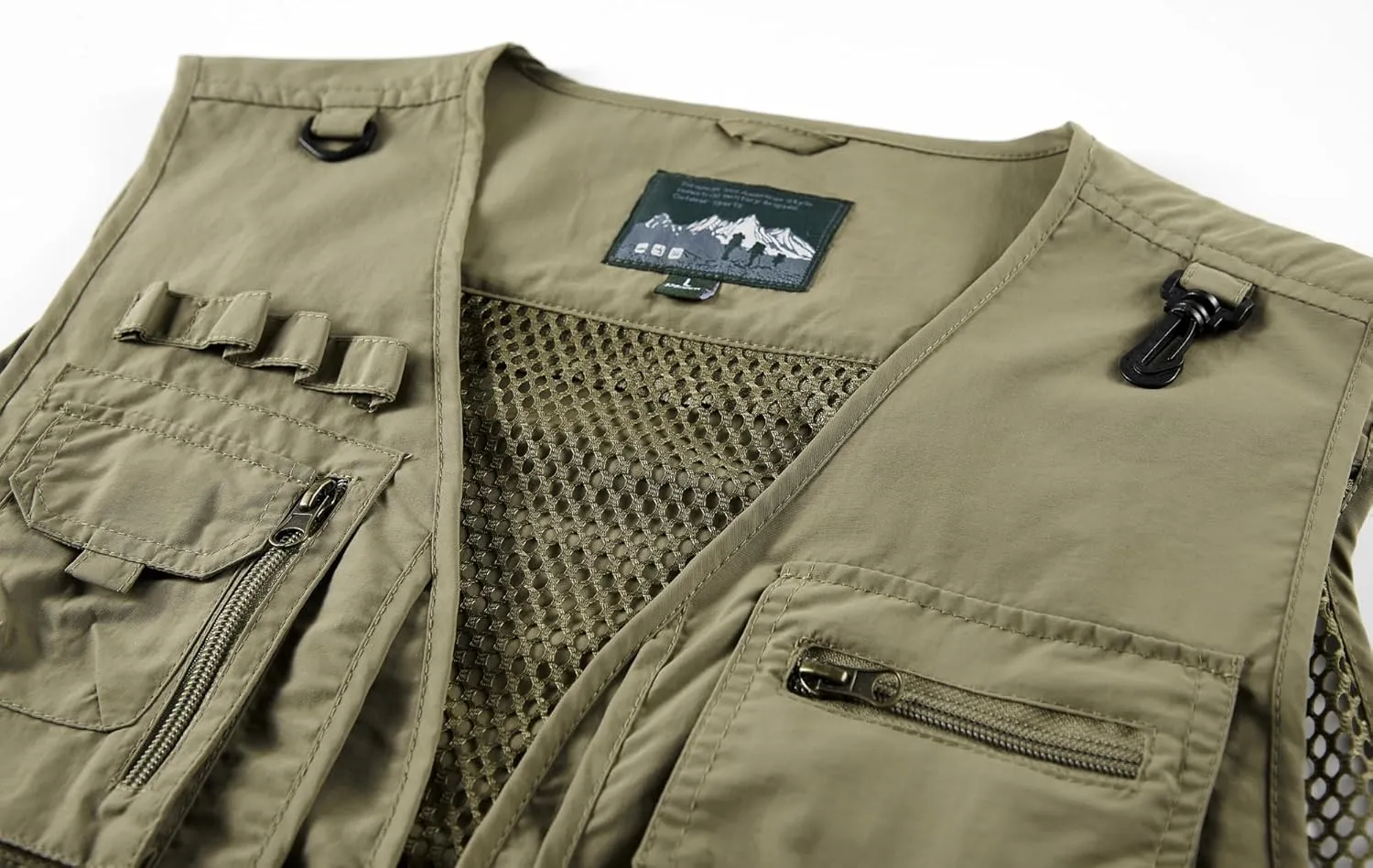 Men's Outdoor Fishing Work Safari Travel Photo Cargo Vest Outdoor Fishing Vest