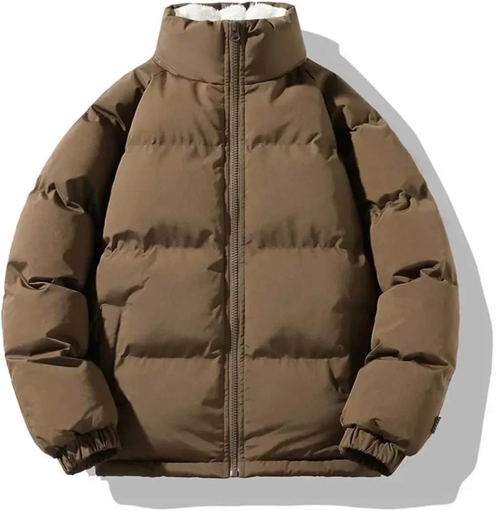 Niiyyjj Winter Men Plus Cashmere Cotton Padded Jacket Men's Casual Thick Warm Large Size Coats