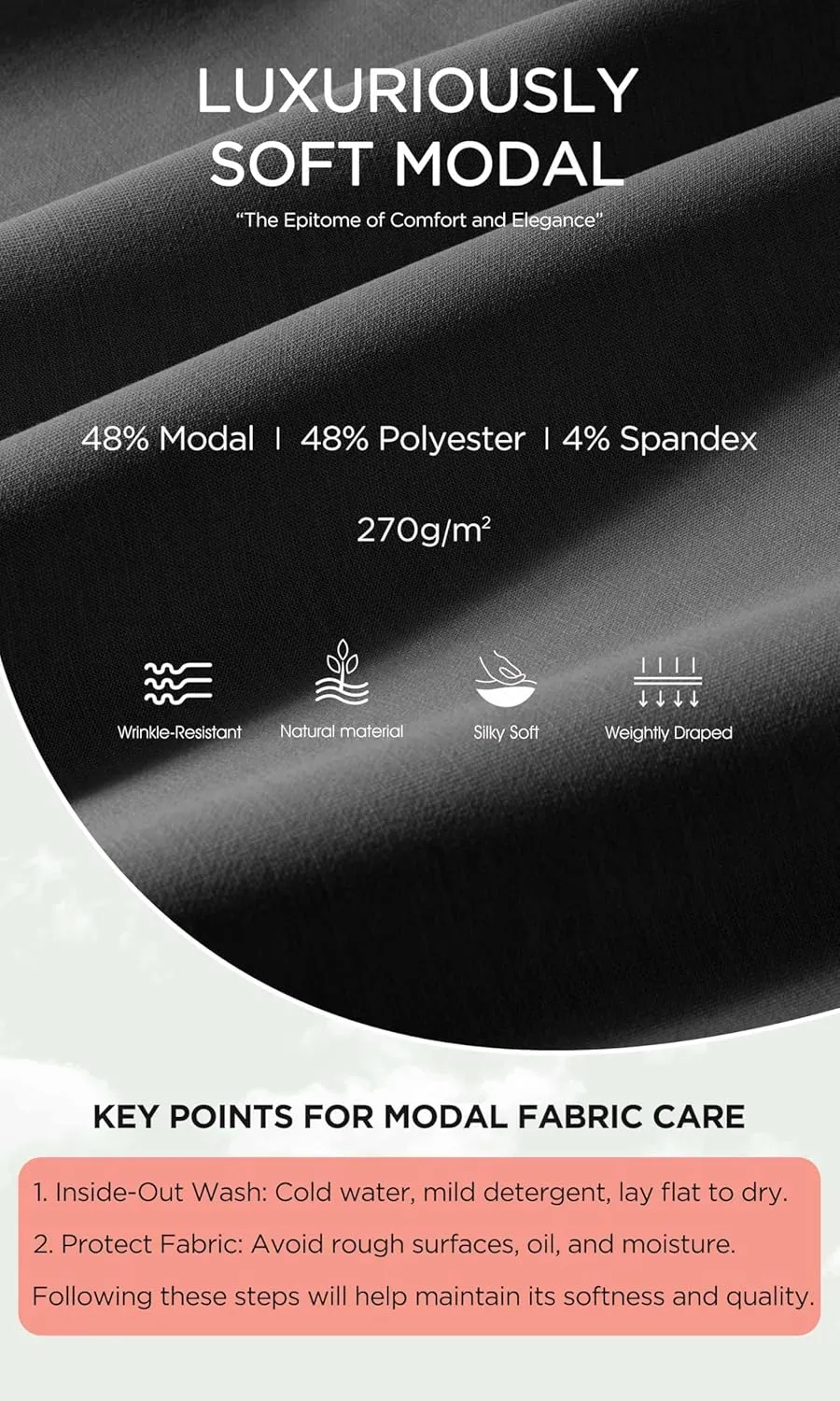 ODODOS Modal Soft Loose Tank Dress for Women Casual Sleeveless Sundress with Kangaroo Pocket Summer Dress