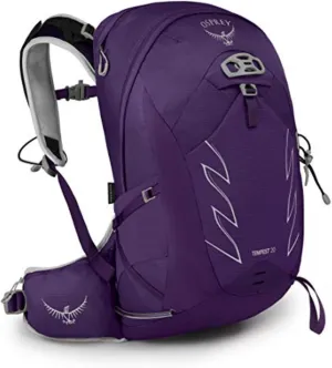 Osprey Tempest 20L Women's Hiking Backpack with Hipbelt, Violac Purple, WM/L