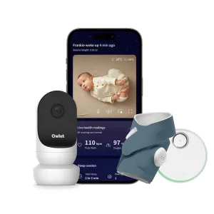 Owlet Dream Sock   Cam2 Bundle - Bedtime Blue