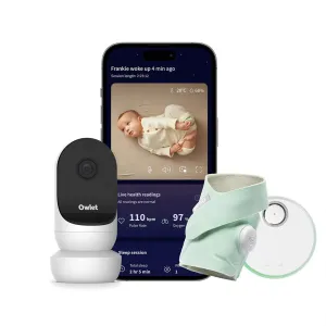 Owlet Dream Sock   Cam2 Bundle - Mint Green