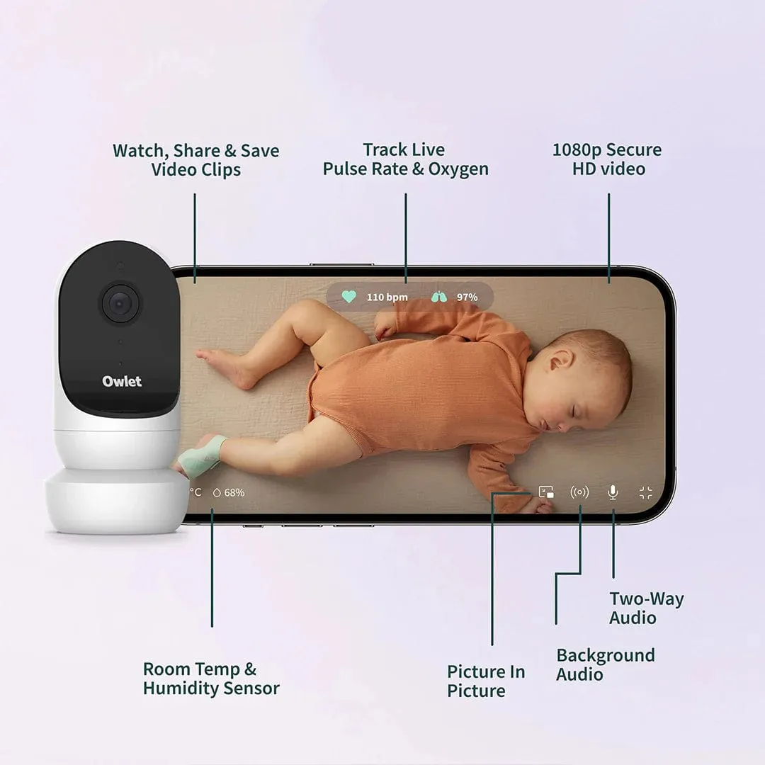 Owlet Dream Sock   Cam2 Bundle - Mint Green