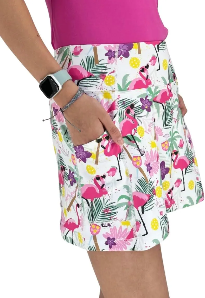 Pickleball Skirt, Pickle Ball Skort, Pickleball Apparel for Women, 15 Long Pickleball Skort