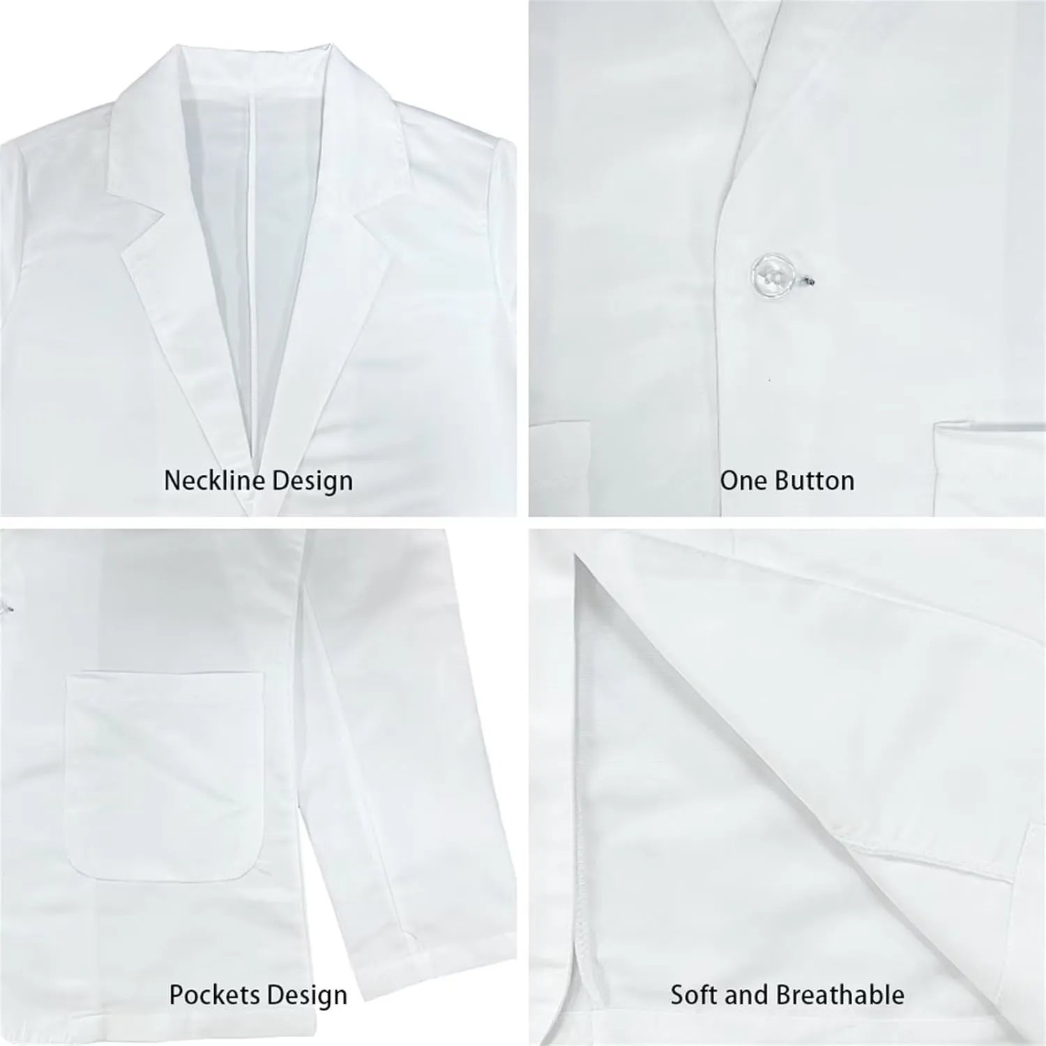 POLERO Blazers for Women Long Sleeve Work Office Jackets Open Front Cardigan Suit with Pockets