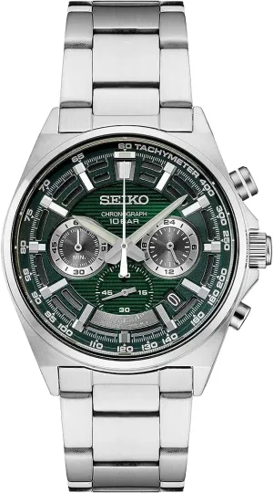 SEIKO SSB347 Watch for Men - Essentials - Quartz Chronograph, Tachymeter