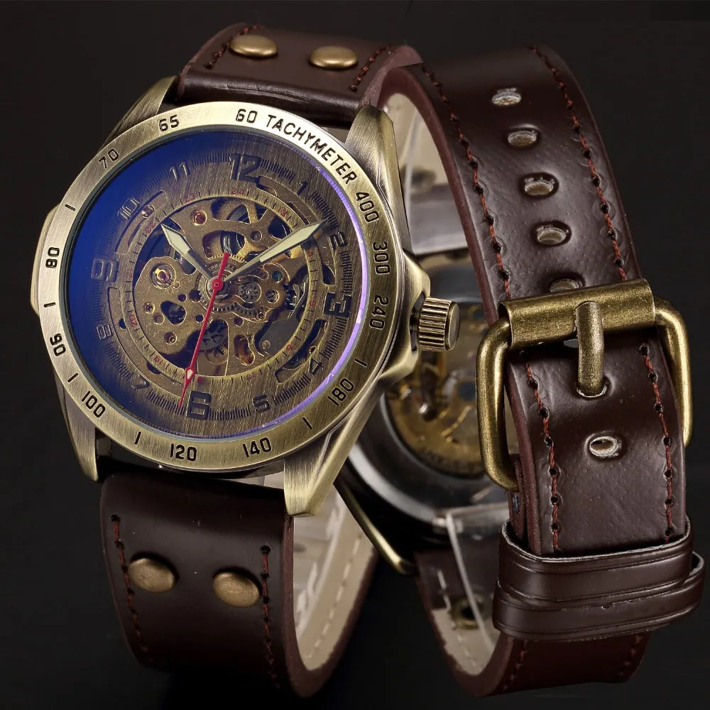 Skeleton Mechanical Watch For Men