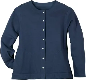 Snap Front Sweatshirt Cardigan by Sawyer CreekTM