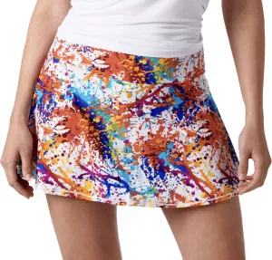 Splatter Paint Tennis Skirt, Pickle Ball Skort, Skirt for Pickleball