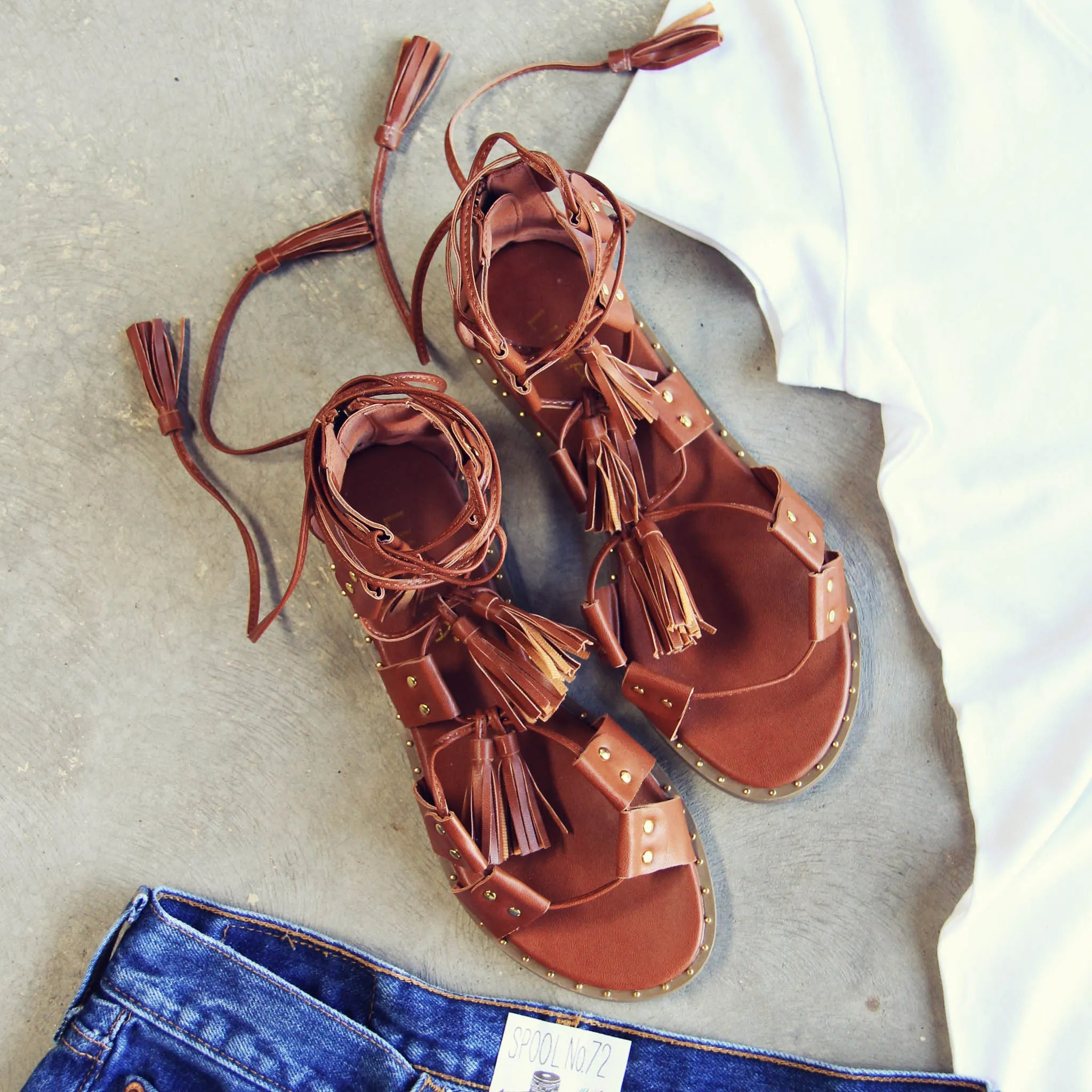 Tangled Wrap Sandals