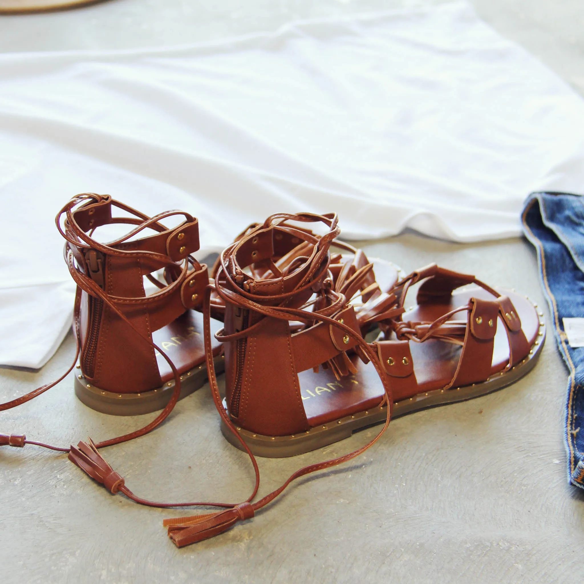 Tangled Wrap Sandals