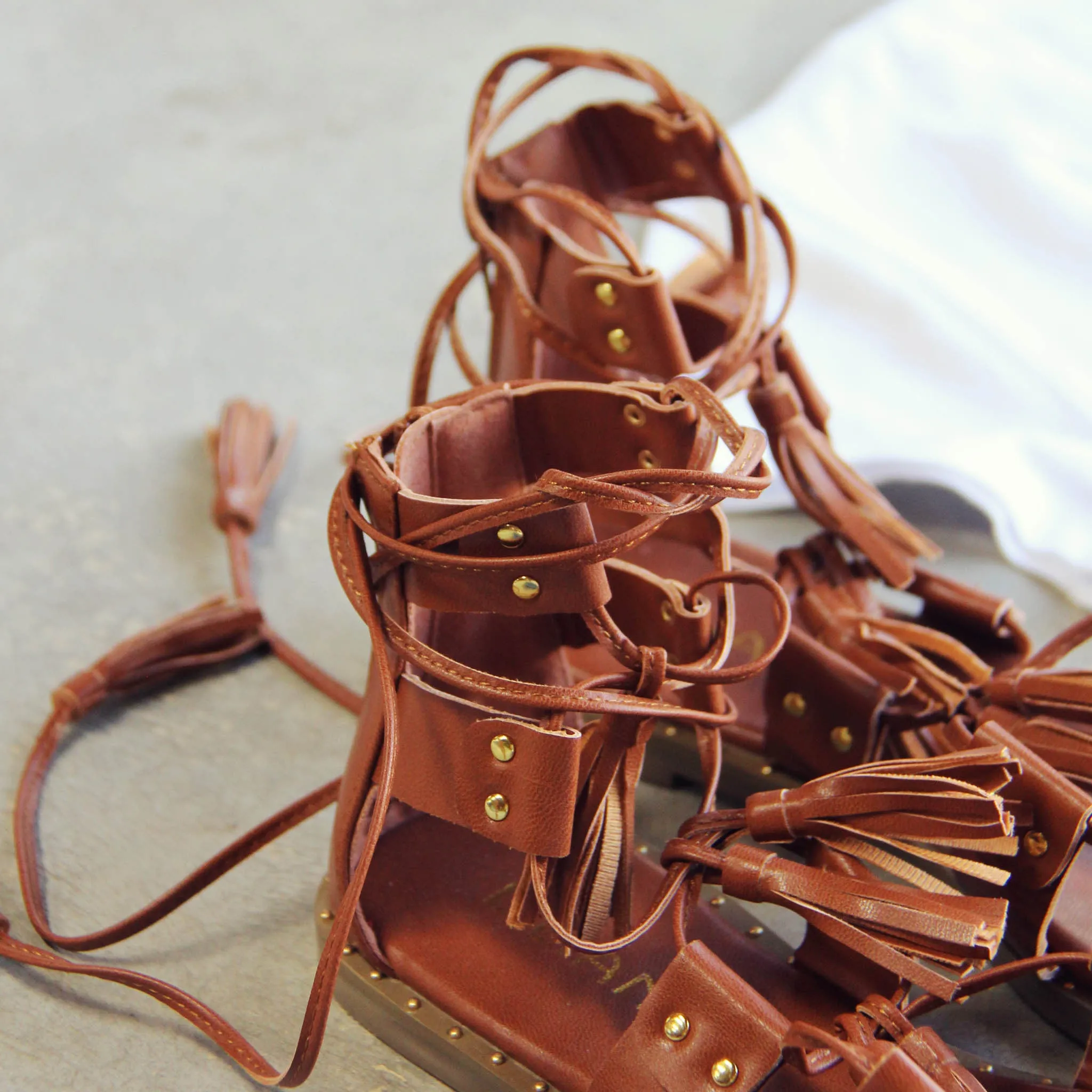 Tangled Wrap Sandals