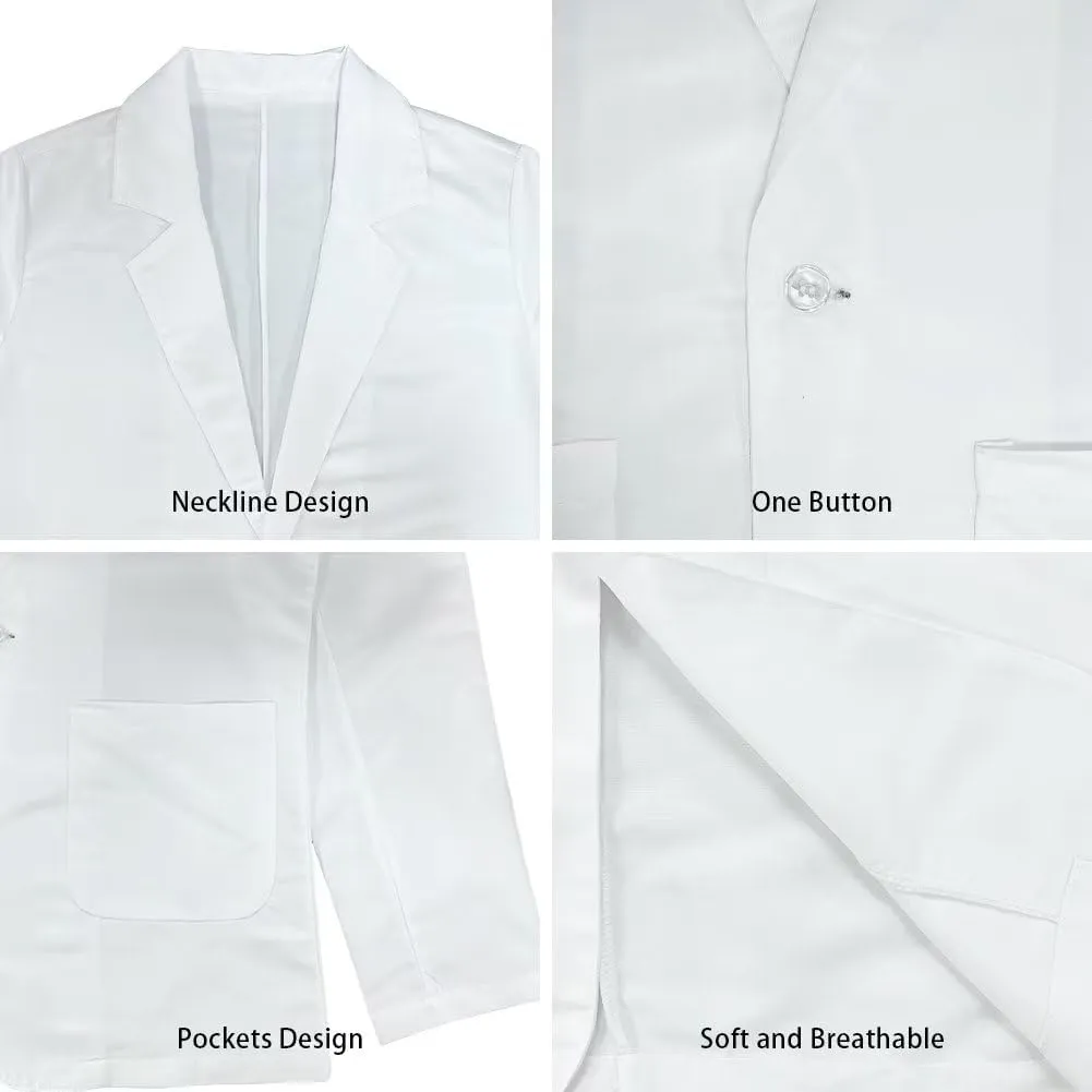 TOADDITDO Women Open Front Blazers One Button Long Sleeve Casual Office Slim Suit Jacket with Pockets