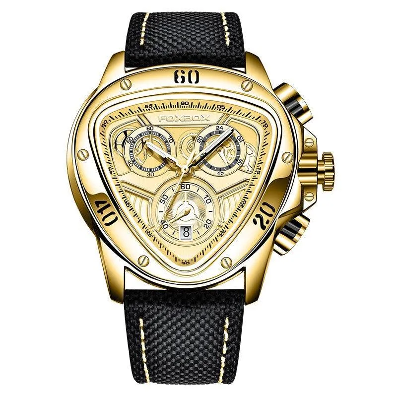 Triangular Snake Head Multi-functional Chronometer
