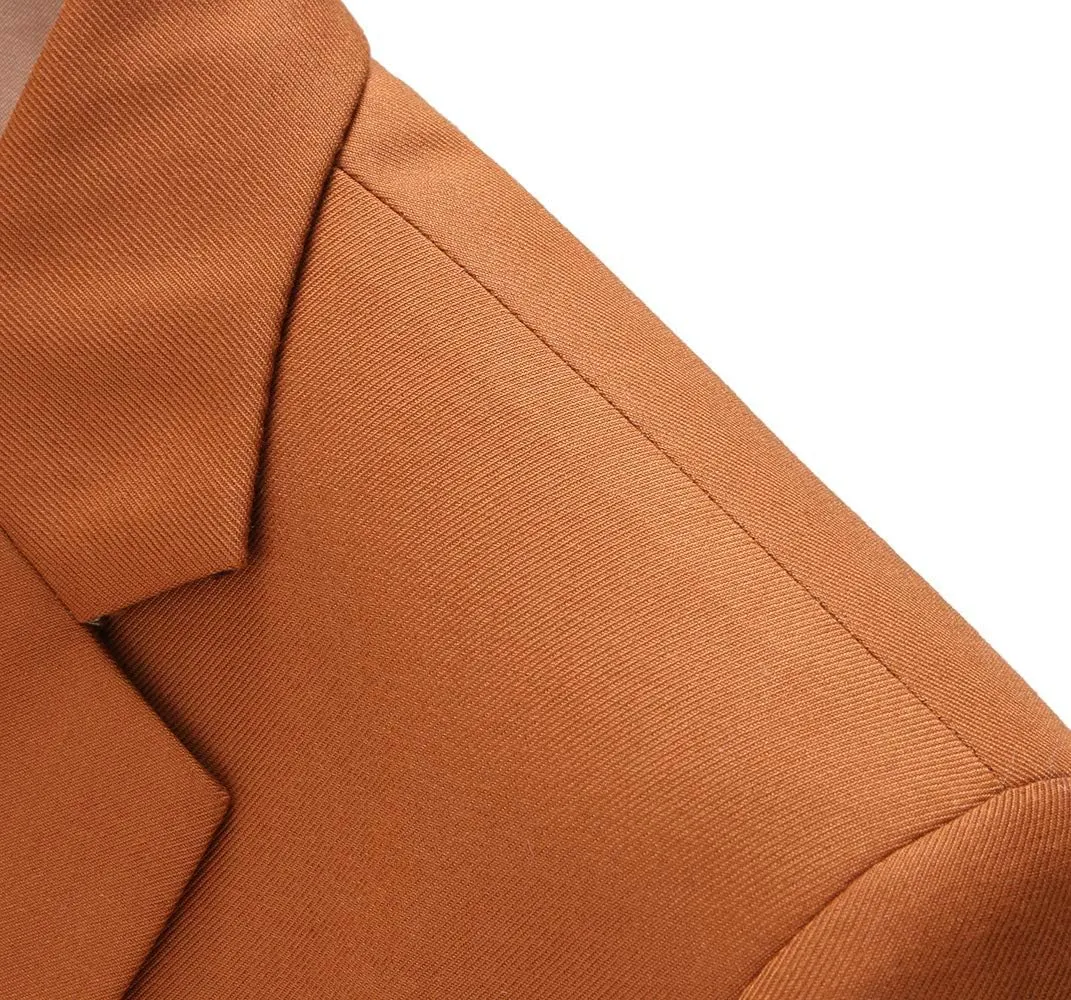 UNINUKOO Mens Suit Jacket Slim Fit Sport Coat 1 Button Notched Lapel Casual Fashion Dress Blazer for Men