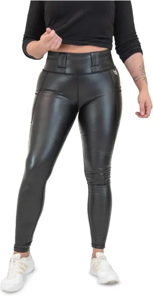Vakandi Apparel Faux Leather EDC Leggings
