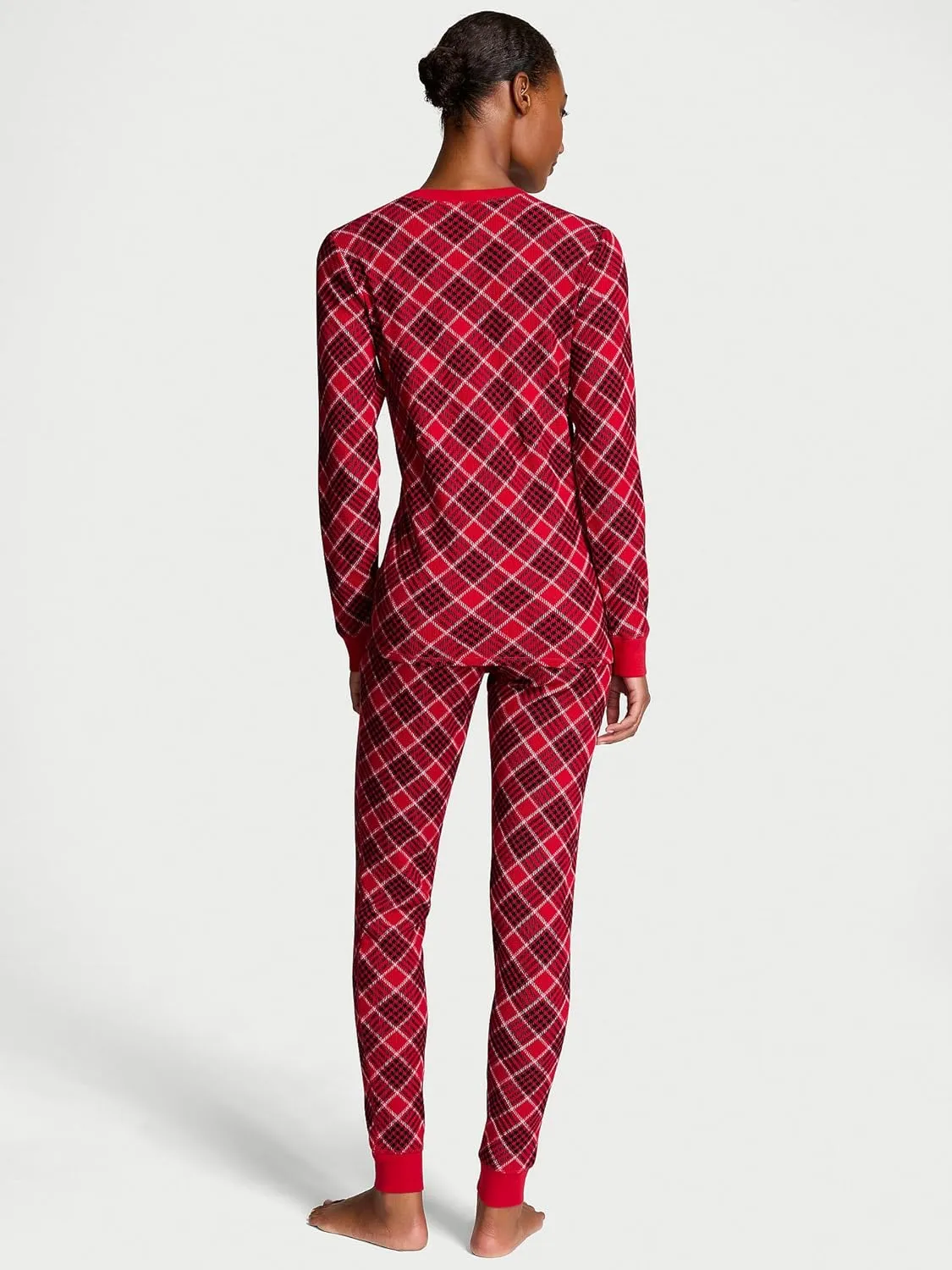 Victoria's Secret Thermal Pajama Set, Long Sleeve Shirt and Pants, Sleepwear for Women (XS-XXL)