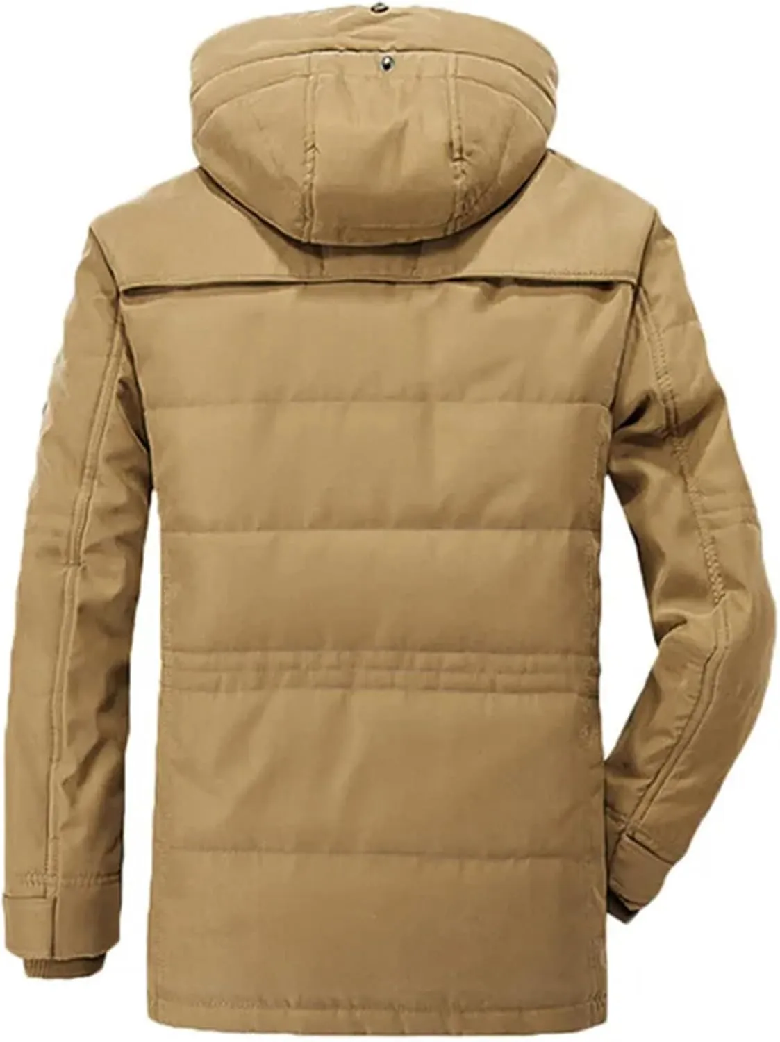 Winter Jacket Men Thicken Warm Cotton-Padded Jackets Mens Hooded Windbreaker Parkas Plus Size Coats