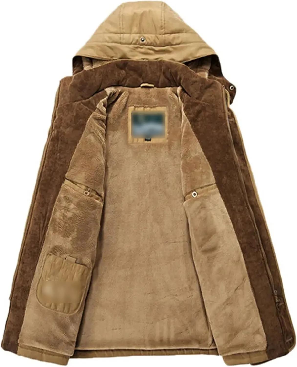 Winter Jacket Men Thicken Warm Cotton-Padded Jackets Mens Hooded Windbreaker Parkas Plus Size Coats