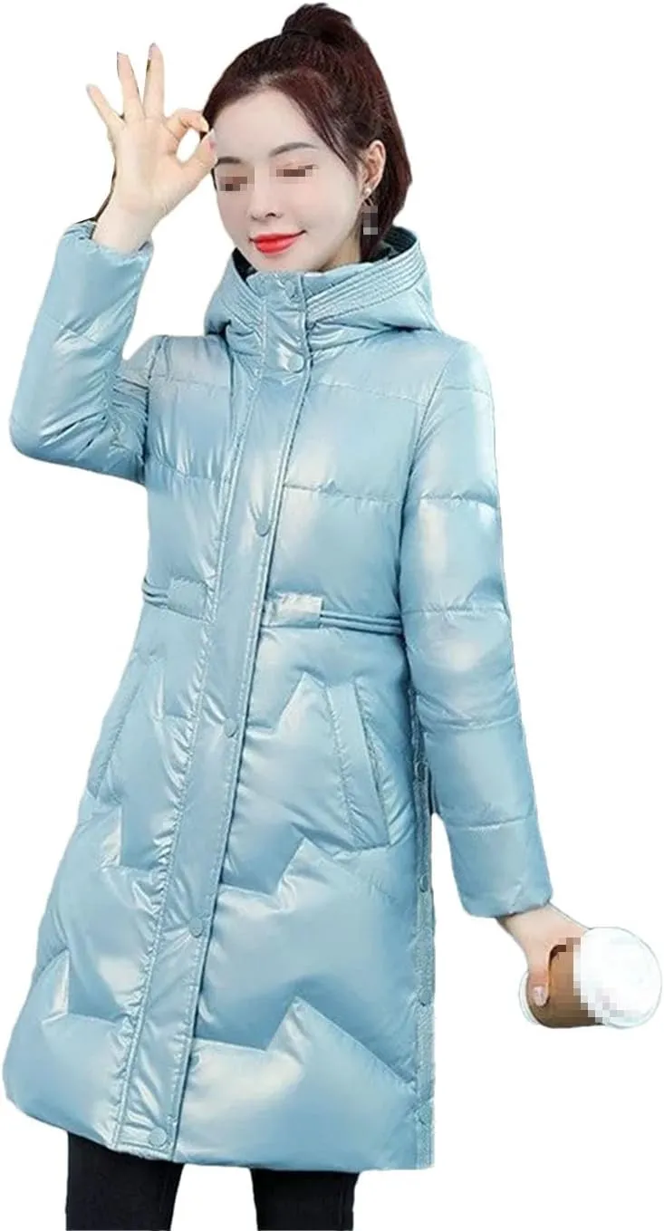 Winter Women Jacket Long Coat Hooded Parkas Cotton Padded Jacket Female Warm Waterproof Outwear Snow Coats