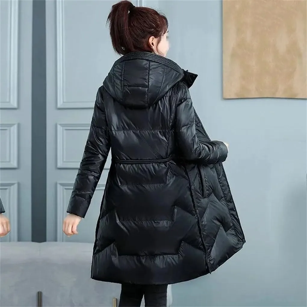 Winter Women Jacket Long Coat Hooded Parkas Cotton Padded Jacket Female Warm Waterproof Outwear Snow Coats