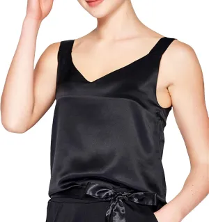Women Silk Camisole Spring Summer Simple Sleeveless Loose Casual Holiday Party Vest