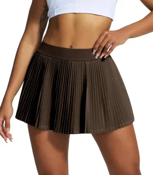 Women's Pleated Tennis Skirt with Pockets Shorts for Women High Waisted Lightweight Athletic Golf Skorts Skirts