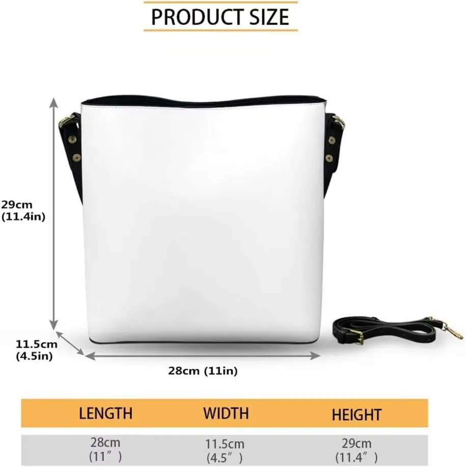 Womens Purse Tote Bags with Detachable Strap and Magnetic Snap for Ladies Christmas Pattern Shoulder Satchel