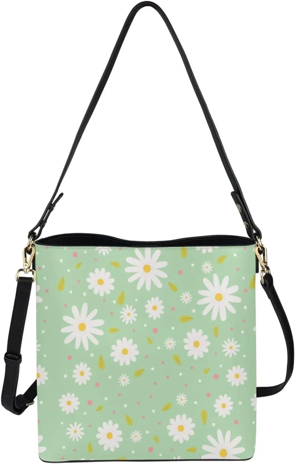 Womens Purse Tote Bags with Detachable Strap and Magnetic Snap Ladies Travel Shoulder Satchel