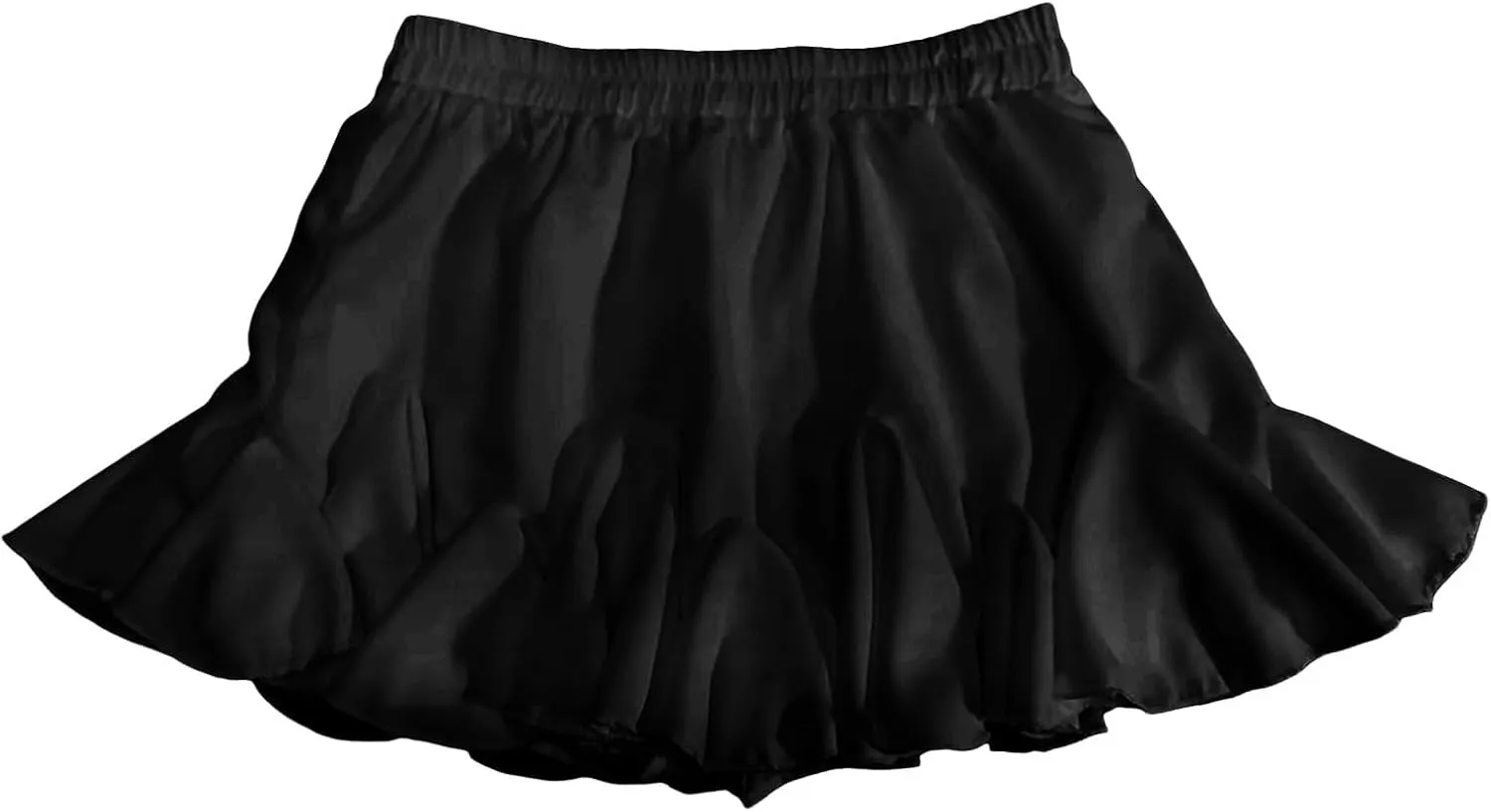 Womens Ruffle Mini Skirt Beach Vacation High Waisted 2025 Trendy Casual Summer Boho Flowy Skirts Slim Athletic