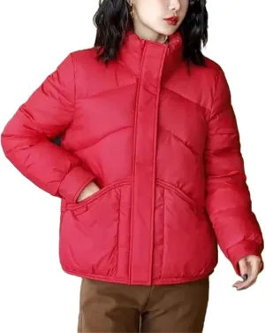 Women's Winter Jackets Down Cotton Padded Short Coats Female Oversize Outercoat Casual Stand Collar Parka Overco