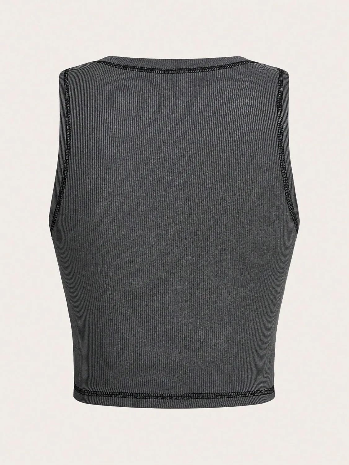 Y2k Gothic Eye Print Cropped Tank Top for Womens Summer Crewneck Sleeveless Slim Fit Crop Tops Shirts Vest