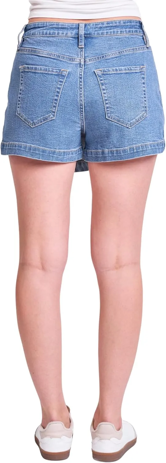 YMI Women's Denim Wrap Skort