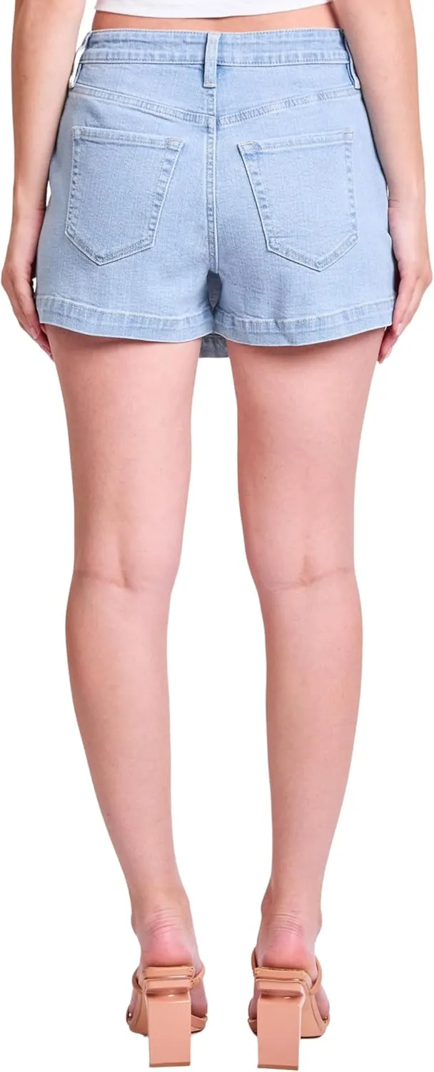 YMI Women's Denim Wrap Skort